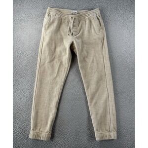 Taylor Stitch Apres Pants Mens Large Natural Sashiko Jogger Beige Tan EUC